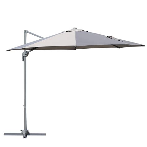outsunny parasol|Outsunny Cantilever Hanging Parasol with Hand Crank .